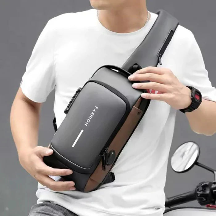 Mochila Antirrobo Oxford Brown