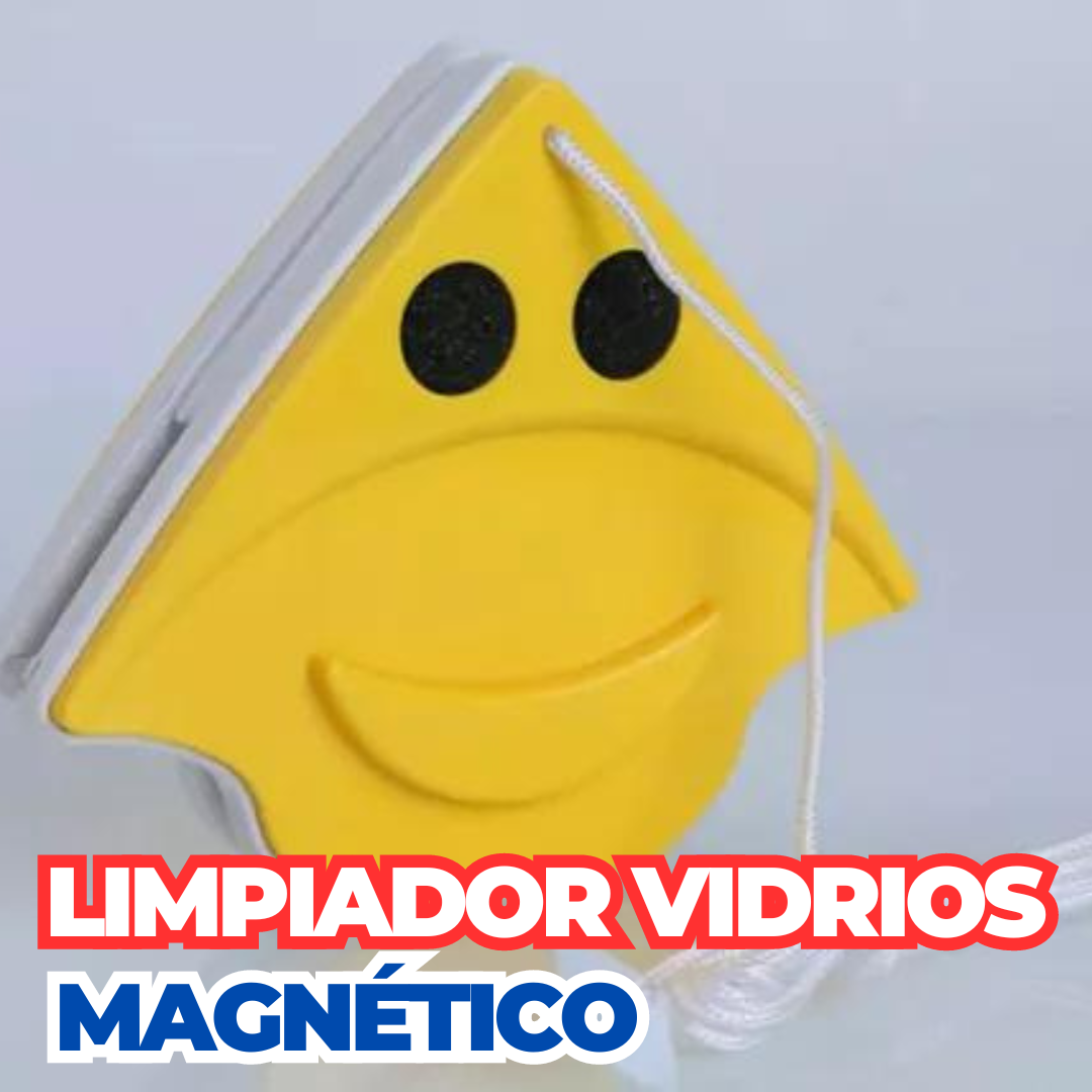 Limpiador de vidrios magnéticos + Limpia orillo de Regalo🎁