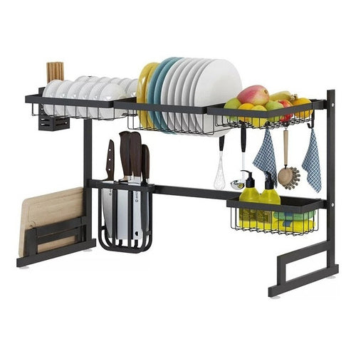 Escurridor modular sobre fregadero