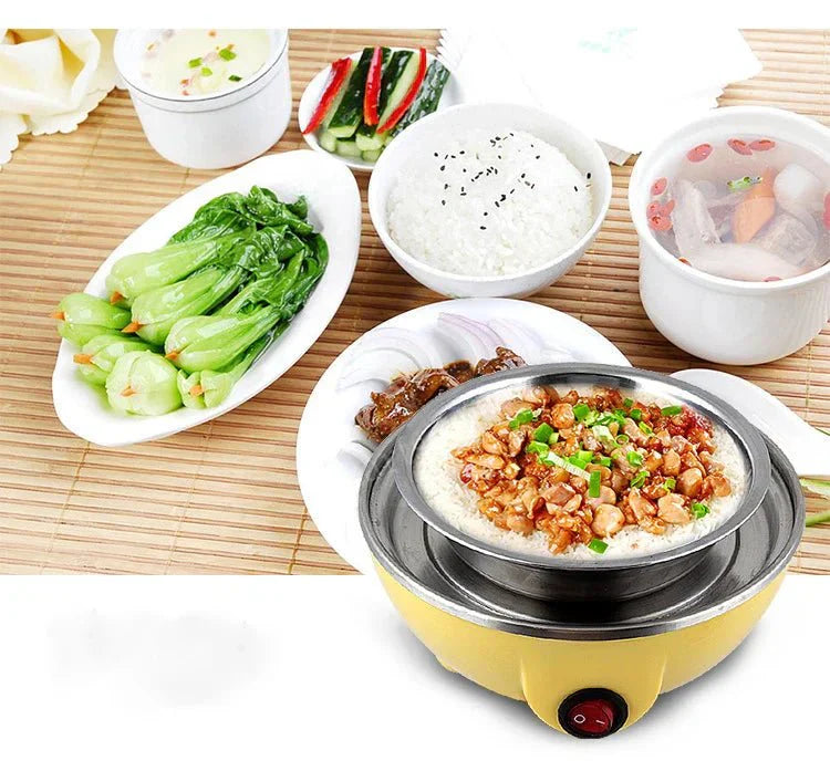 Cocedor eléctrico para huevos, acero inoxidable de 110 V