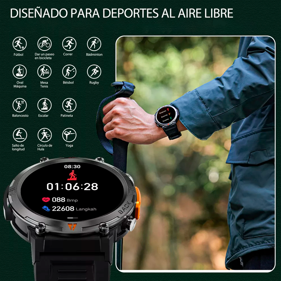 Reloj Inteligente Eigiis Indestructible ™ l [Descuento 30%]