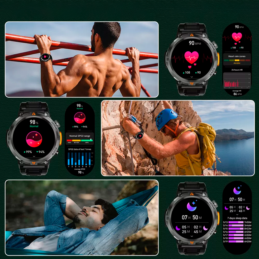 Reloj Inteligente Eigiis Indestructible ™ ll [Descuento 50%]